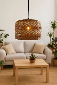 Golden Rattan Light — Warm Natural Lighting
